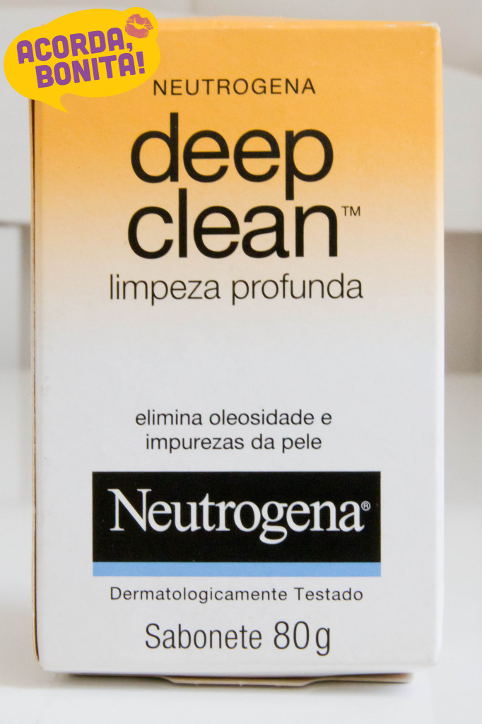 Sabonete Neutrogena Deep Clean pele oleosa